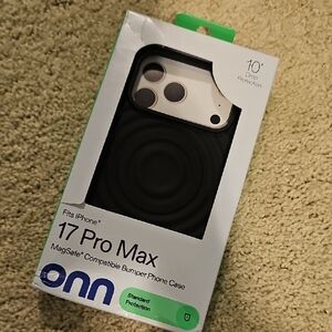 On Running Black MagSafe Bumper Case for iPhone 17 Pro Max